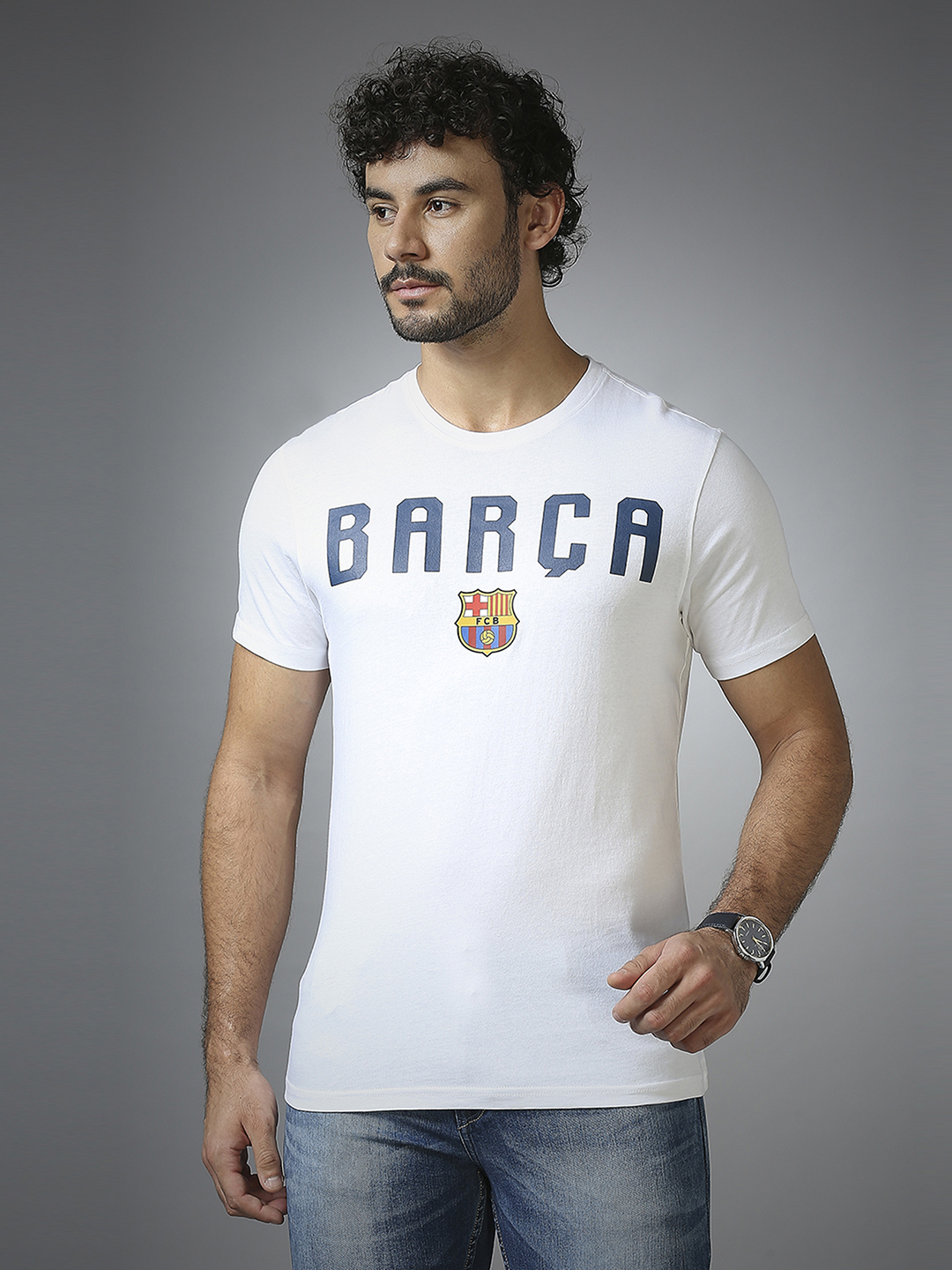 FC Barcelona FC Barcelona: "Barca" T-Shirt - White (7)